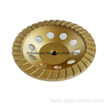 Medium Grit Diamond Turbo Grinding Cup Wheels